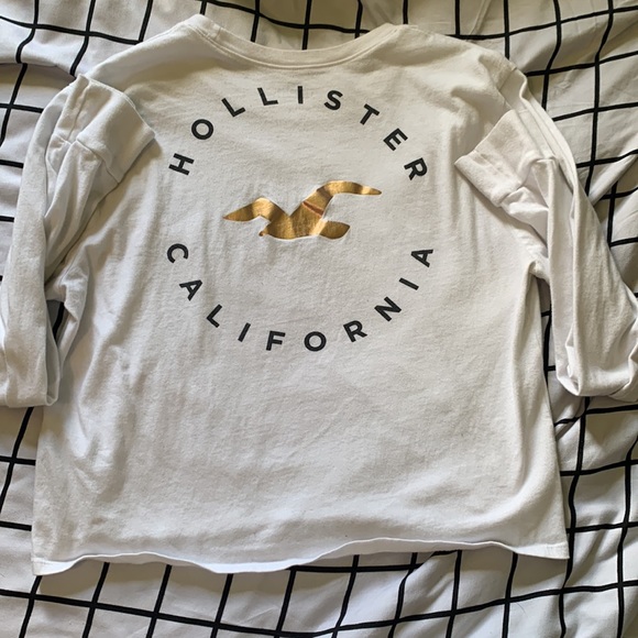 HOLLISTER CALI long sleeve white crop - Picture 3 of 3